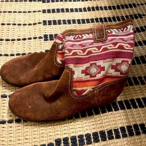 Naturalizer Leather and Fabric Boots